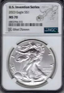 2023 �A�����J�� �V���o�[ �C�[�O�� NGC MS70 �č������V���[�Y�u�E�B�[�h�g���}�[�v��������