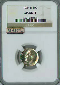 1984 D [Yxg _C NGC MS66 FT PQ MAC X|bgXB