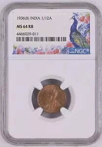 1936(B) 1/12 Ai KG V p̃Ch - NGC O[h MS 64 RB
