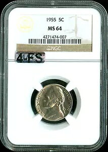 1955 �W�F�t�@�[�\�� �j�b�P�� NGC MS64 MAC 4FS PQ ���A FS �� $250.00 �B