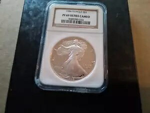 1986-S American EAGLE SILVER $1 Dollar Coin ~ NGC Cert PR69 PROOF Ultra Cameo ~