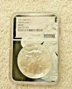 2021 Heraldic Eagle S$1 T-1 ���������[�X MS69