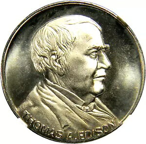 1947�N C. �X�~�X �g�[�}�X �G�W�\�� �Z���e�j�A�� ���_�� NGC MS 66 (12-5)