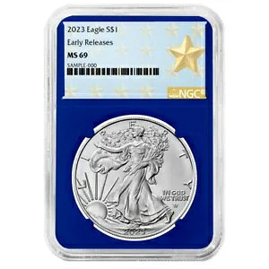 2023 $1 AJ Vo[ C[O NGC MS69 ER EGXg |Cg X^[ x u[ RA