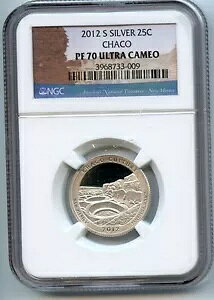 2012 S �`���R ATB NP �V���o�[ �N�H�[�^�[ PF70 �E���g�� �J���I NGC 25c �v���[�t�F�� Z5