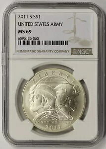 2011-S AJR Vo[ _LOh $1 MS 69 NGC