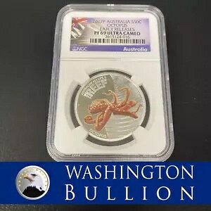 2012 Octopus $50c RC NGC PF69 Ultra Cameo [X I[XgA