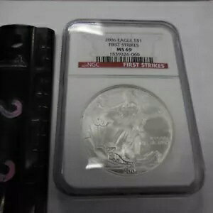 2006 S$1 Vo[ C[O NGC MS69 t@[Xg XgCN 1 IX .999 ㎿