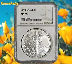 2003 AJ Vo[ C[O NGC MS69 uE x uXg zCg X|bgȂAAC As[