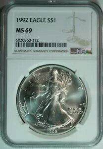 1992 Vo[ AJ C[O NGC MS 69 / v~Ai X|bgȂ!