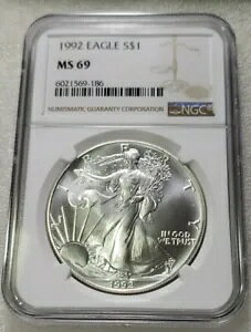 1992 AJ C[O Vo[ _[ / NGC MS69 / X|bgȂAFȂA܂Ȃ