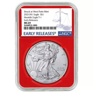 2021 (W) $1 ^Cv 1 AJ Vo[ C[O NGC MS69 ER u[ x bh RA