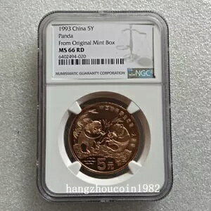 NGC MS66 1993 ���� 5 ���̓��󏭓����p���_�R�C���I���W�i���~���g�{�b�N�X����