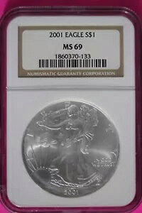 2001 MS 69 �A�����J�� �V���o�[ �C�[�O�� 1 �I���X NGC �O���[�h�F��{���̃X���u 191