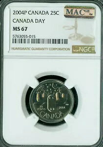 2004 P Ji_ 25 Zg [X NGC MS67 PQ MAC X|bgXB