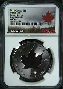 2018 �J�i�_~ $5 �C���L���[�X �f�U�C�� �h�� ���[�v�� ���[�t �V���o�[ �R�C��~ NGC MS69