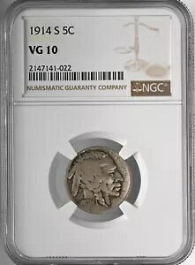 1914-S 5C �o�b�t�@���[ �j�b�P�� �T���t�����V�X�R������ NGC VG10 #2147141-022