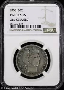1906 50C Barber n[t_[ NGC VG ڍ