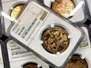 NGC MS66 RD 1993 �����󏭓����p���_�R�C������ 5 ���R�C�� 1 ��