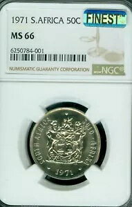 1971 AtJ 50 Zg NGC MS66 PQ MAC ō & X|bgX *