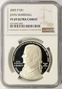 2005-P $1 W }[VLOVo[ _[ NGC PF69 Eg JI