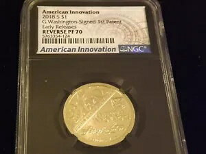 2018-S $1 American Innovation ���������[�X RETRO NGC ���o�[�X PF 70
