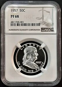 1957 �v���[�t �t�����N���� NGC PR68�A�f���炵���J���I�\�ʁA�u�����A���g�A�X�|�b�g���g�[�j���O�t���[