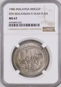 �}�Y�} *N1375 NGC �}���[�V�A 1986-90 $1 �� 5 ���}���[�V�A�v�� MS67