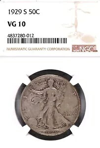 1929-S �E�H�[�L���O ���o�e�B �V���o�[ �n�[�t�_���[ NGC VG-10 #0-012