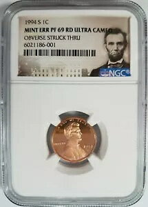 1994 S �����J�[�� �Z���g NGC PF 69 RD �X�g���b�N �X���[ �f�u�� ���b�h �E���g�� �J���I �y�j�[