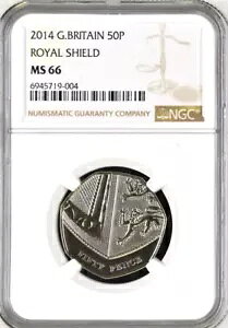 2014 V[h A[ 50p MS66 NGC   CMX