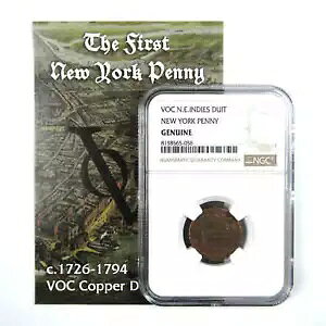 1726-1794 VOC  Duit Cent { NGC  1c SKU:OPC142