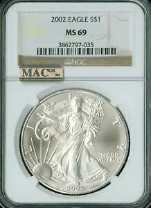 2002 Vo[ C[O NGC MS69 PQ MAC X|bgXB