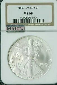 2006 Vo[ C[O 1 IX h NGC MS69 PQ 2 Ԗڂɑf炵WXg MAC X|bgX *