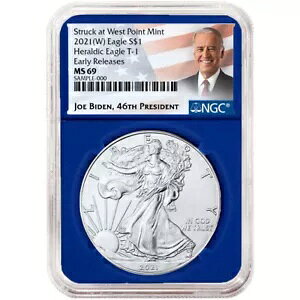 2021 (W) $1 ^Cv 1 AJ Vo[ C[O NGC MS69 ER oCf x u[ RA