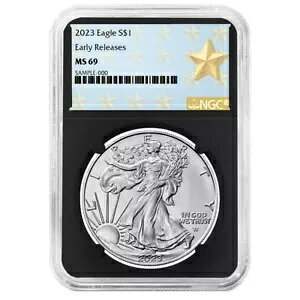 2023 $1 AJ Vo[ C[O NGC MS69 ER EGXg |Cg X^[ x g RA