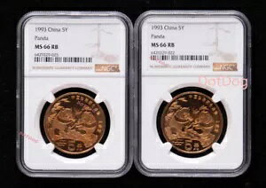 NGC MS66 RB 1993 �����󏭓����p���_�R�C������ 5 ���R�C�� 1 ��