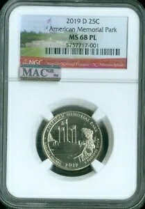 2019 D �A�����J�� �������A�� �N�H�[�^�[ NGC MS 68 PL �i��??