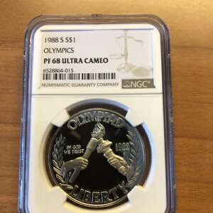 1988-S IsbN⃁_ LOh $1 PF 68 UCAM NGC