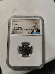 2021-D NGC MS 68 FT (�t���g�[�`) ���[�Y�x���g �_�C�� ���������[�X-���i�K�C�h $70