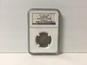 1917 �^�C�v 1 �X�^���f�B���O ���o�e�B �N�H�[�^�[ 25 �Z���g NGC VG �ڍ� �N���[�j���O�ς� �ǍD�ȓ��t