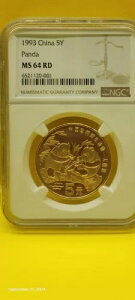 NGC MS64 RD 1993 �����󏭓����p���_�R�C������ 5 ���R�C��