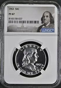 1963 �v���[�t �t�����N���� �n�[�t�_���[ - NGC PF 67 �t�����N���� ���x�� BX9-30