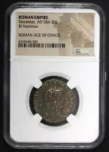NGC Ñネ[}鍑 ׂ̎ fBINeBAkX AD 284 - 305 Bi Nummus