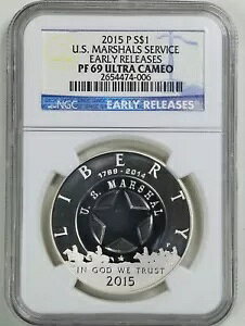 2015-P $1 čۈT[rX v[t Vo[ _[ PF69UCAM NGC [X