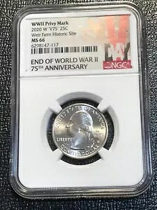 NGC MS66 2020 ��񎟐��E��� �v���C�x�[�g �}�[�N V75 ���V���g�� �E�B�A�[ �t�@�[�� �q�X�g���b�N �T�C�g �N�H�[�^�[