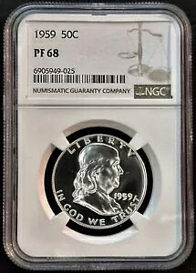 1959 �v���[�t �t�����N���� NGC PR68�A���C�g�J���I�\�ʁA�u�����A���g�A�X�|�b�g���g�[�j���O�t���[