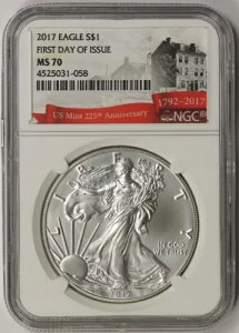 2017 Vo[ C[O $1 MS 70 NGC s č 225 NLO