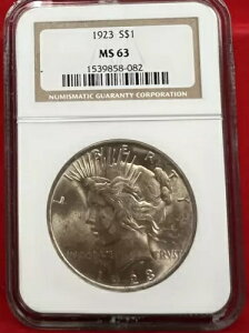 1923 Nah S$1 NGC MS-63 (CR24)