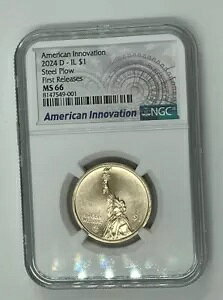 2024 D AMERICAN INNOVATION �C���m�C �X�`�[�� �v���E NGC MS66 �������[�X!